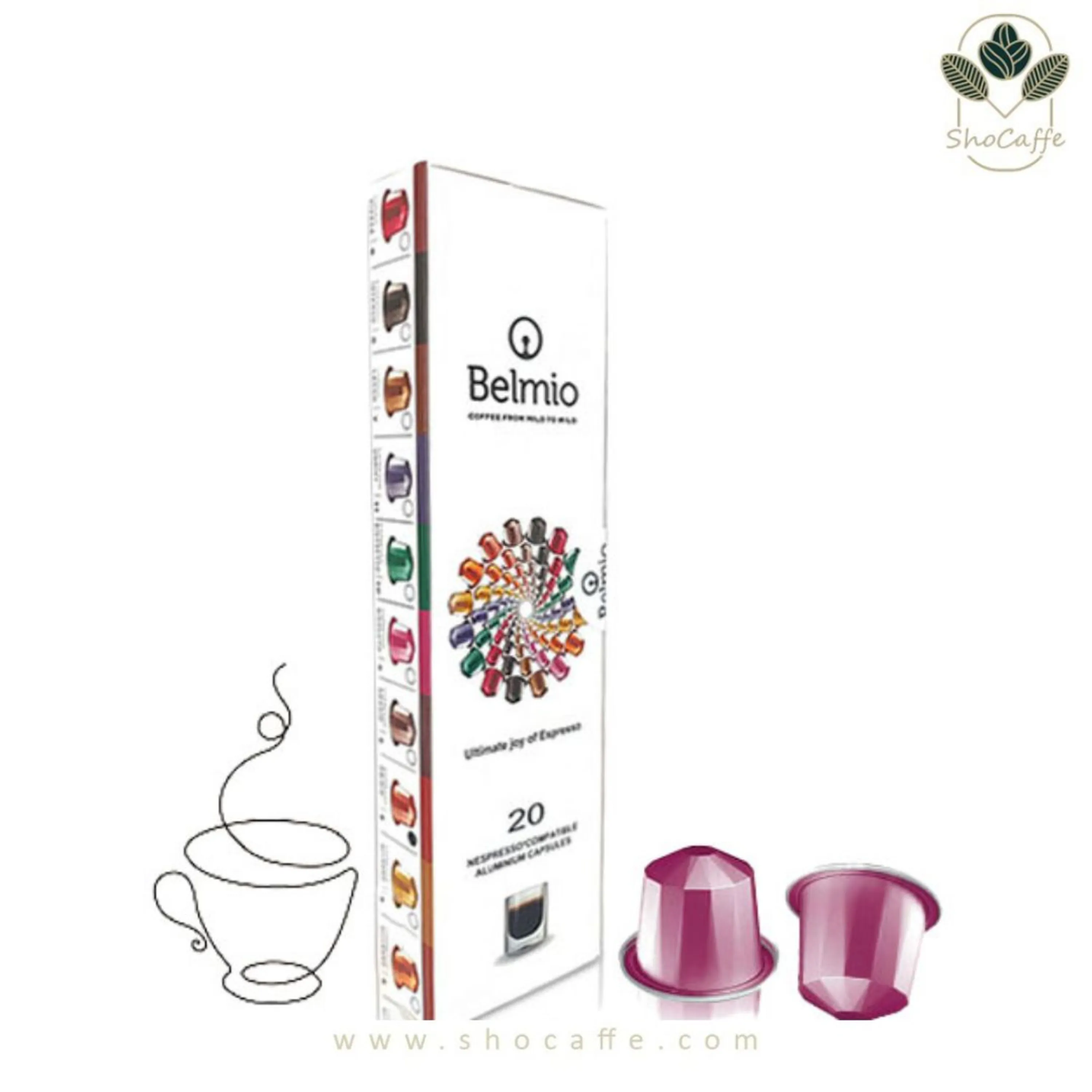 کپسول قهوه نسپرسو بلمیو اسپرسو ریسولوتو Belmio Espresso Risoluto